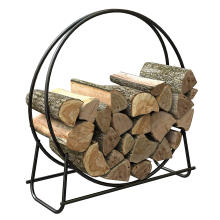 Indoor or Outdoor Log Holder for Fireplace wood to be dry  Metal Logs Storage holder stand firewood rack